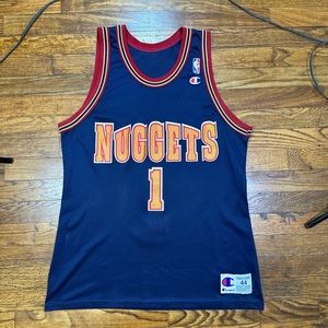 Mahmoud Abdul-Rauf Denver Nuggets Champion Jersey